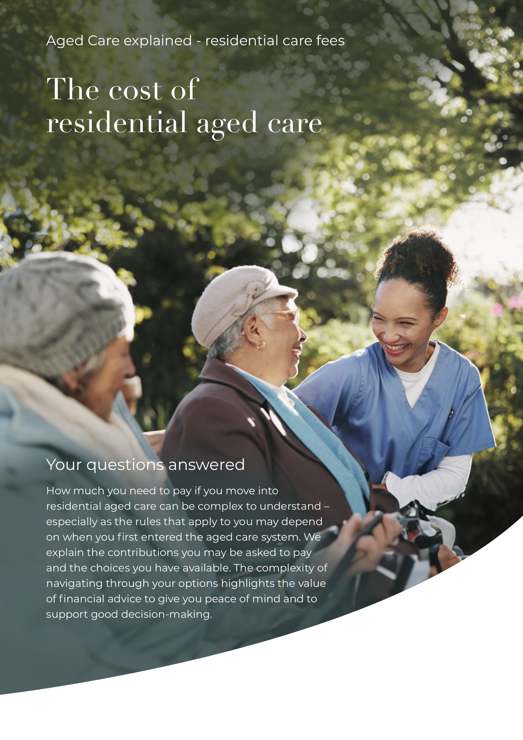 The cost of Residential Aged Care